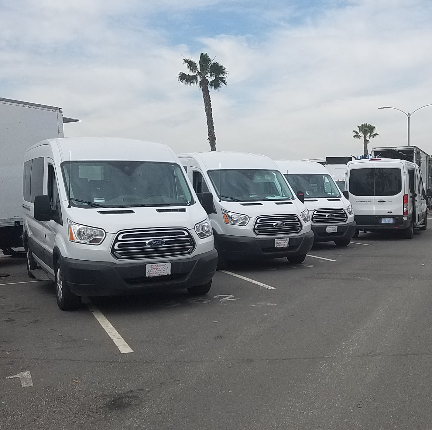 van rental lax airport